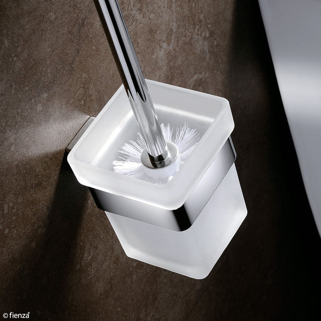 Fienza Koko Chrome Toilet Brush And Holder ,