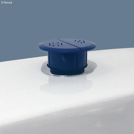 Fienza Raised Care Flush Buttons, Blue ,