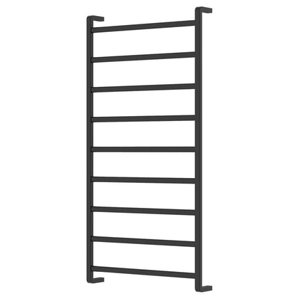 Fienza Koko 600x1200mm Matte Black Heated Towel Rail (9 Bars) ,
