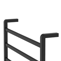 Fienza koko 600x450mm Matte Black Heated Towel Rail (4 Bars) ,