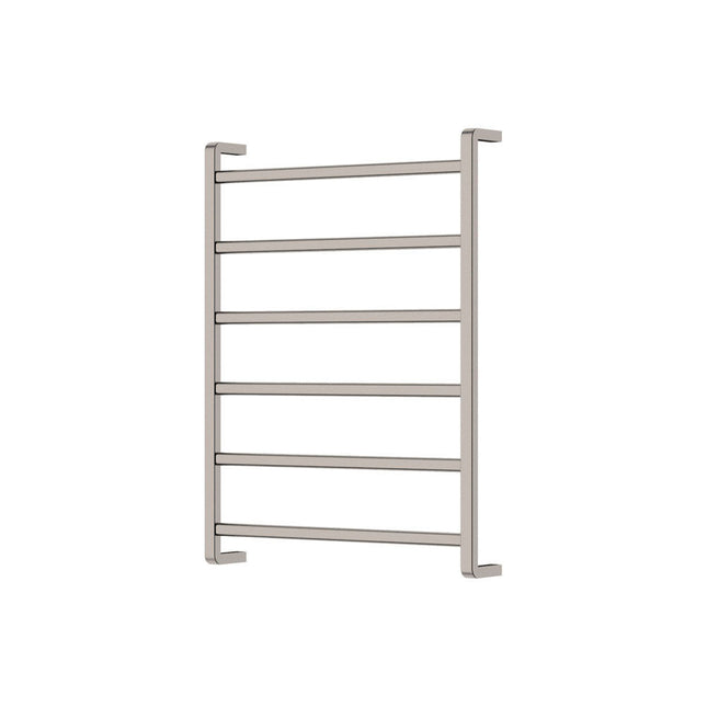 Fienza Koko 600x800mm Brushed Nickel Heated Towel Rail (6 Bars) ,