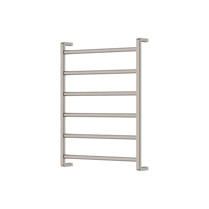 Fienza Koko 600x800mm Brushed Nickel Heated Towel Rail (6 Bars) ,