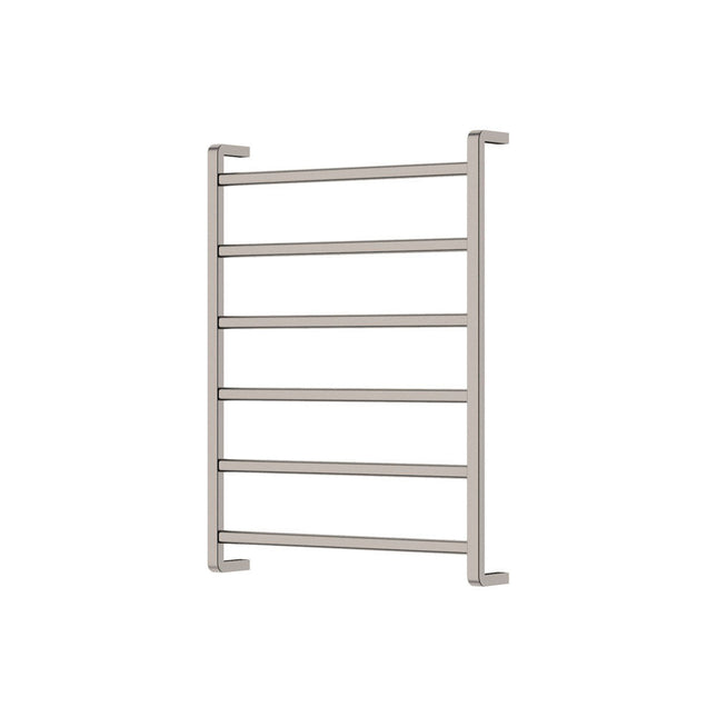 Fienza Koko 600x800mm Brushed Nickel Heated Towel Rail (6 Bars) ,