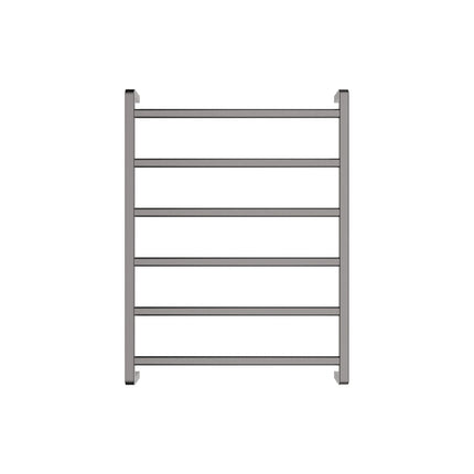 Fienza Koko 600x800mm Gun Metal Heated Towel Rail (6 Bars) ,