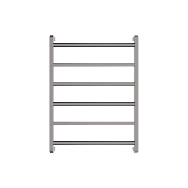 Fienza Koko 600x800mm Gun Metal Heated Towel Rail (6 Bars) ,