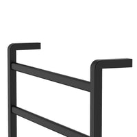 Fienza Koko 600x800mm Matte Black Heated Towel Rail (6 Bars) ,