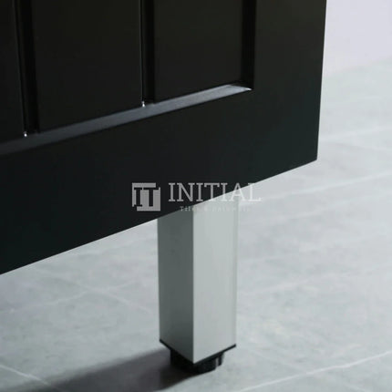 Hampton Modern Shaker Matt Black Freestanding Floor Vanity 750W X 460D X 860H ,