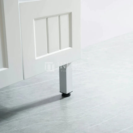 Modern Shaker Matt White Freestanding Floor Vanity Cabinet & Ceramic Top Right Hand Drawer 900X460X860 ,