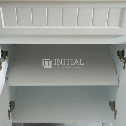 Hampton Modern Shaker Matt White Freestanding Floor Vanity 600W X 460H X 860D ,