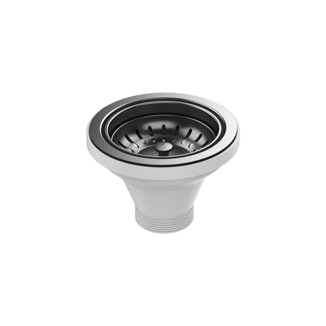 Fienza Hana Carbon Metal Sink Basket Waste, 50mm Outlet ,