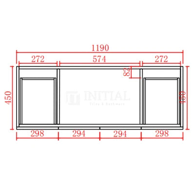 Modern Shaker Matt Black Freestanding Floor Vanity Cabinet & Ceramic Top Single Bowl 1200X460X860 ,