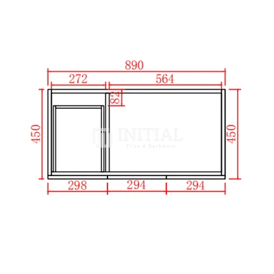 Modern Shaker Matt White Freestanding Floor Vanity Cabinet & Ceramic Top Left Hand Drawer 900X460X860 ,