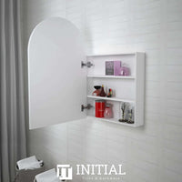 Otti Archie Matte White Wall Mounted Shaving Cabinet 900X610X120 , Default Title