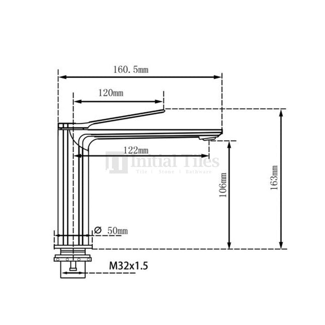 Bathroom Hash Basin Mixer Brushed Nickel ,