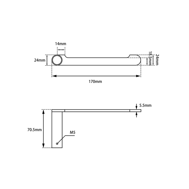 Hash Toilet Paper Holder Chrome ,