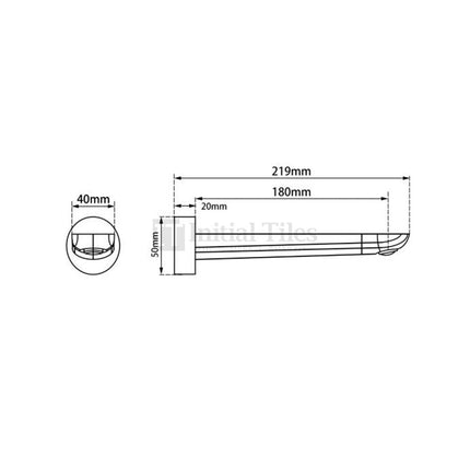 Bathroom Hash Wall Bath Spout Brushed Nickel ,