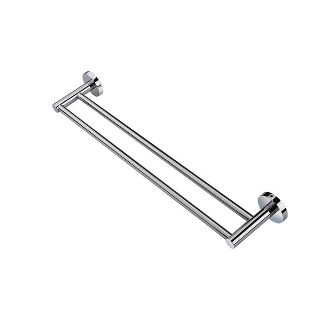 Louis Lever Double Towel Rail 790mm Chrome , Default Title