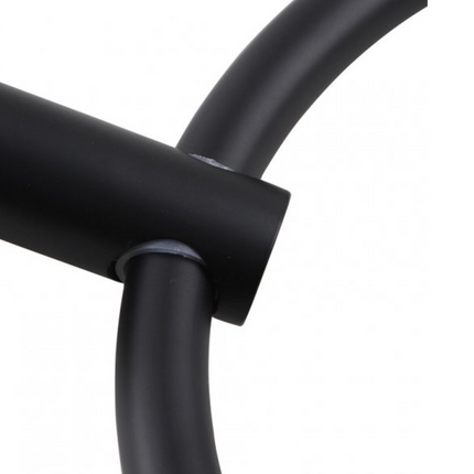 Louis Lever Hand Towel Ring Black ,