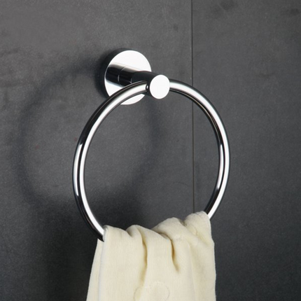 Louis Lever Hand Towel Ring Chrome ,
