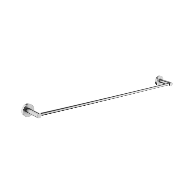 Petra Single Towel Rail 900mm Brushed Nickel , Default Title