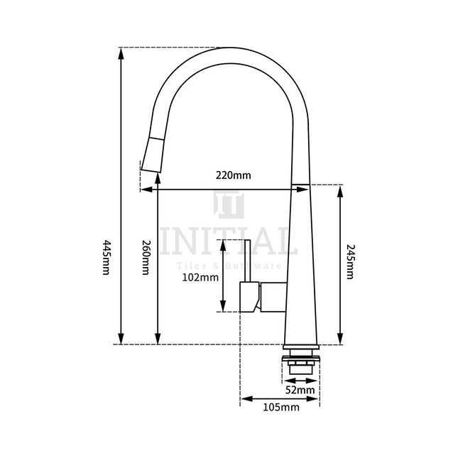 Kitchen Petra Series Pull Out Sink Matt Black Mixer ,