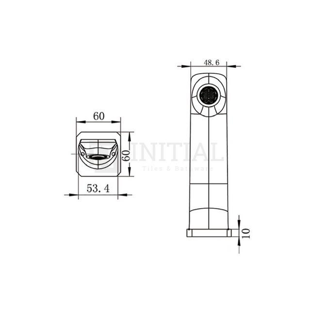 Bathroom Speranza Wall Bath Spout in Chrome ,