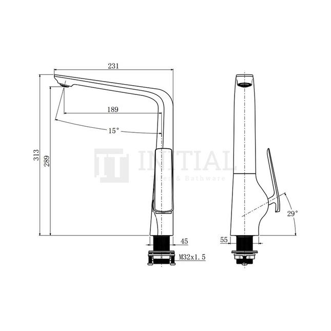Kitchen Speranza Chrome Sink Mixer ,