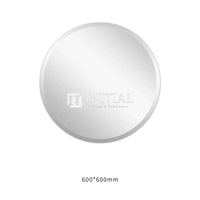 Bevel Edge Round Mirror, 5 Sizes , 600mm