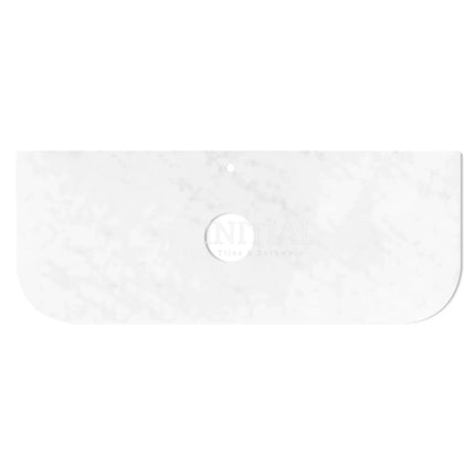 Otti Bondi Wall Hung Curve Vanity with 1 Drawer Matte White 1200X460X450 ,