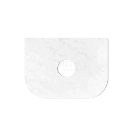 Otti Bondi Wall Hung Curve Vanity with 1 Door Natural Oak 600X460X470 ,