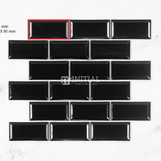 BRICKBOND BEVELLED GLOSS Black 291X295.5 ,