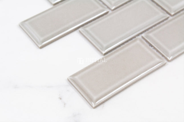 BRICKBOND BEVELLED Medium Grey Gloss 291X295.5 ,