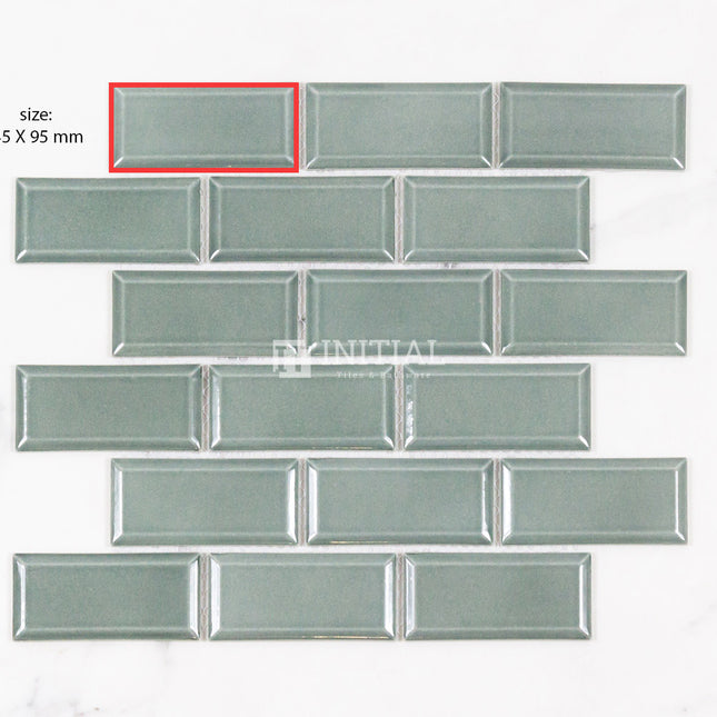BRICKBOND BEVELLED Special Green Gloss 291X295.5 ,