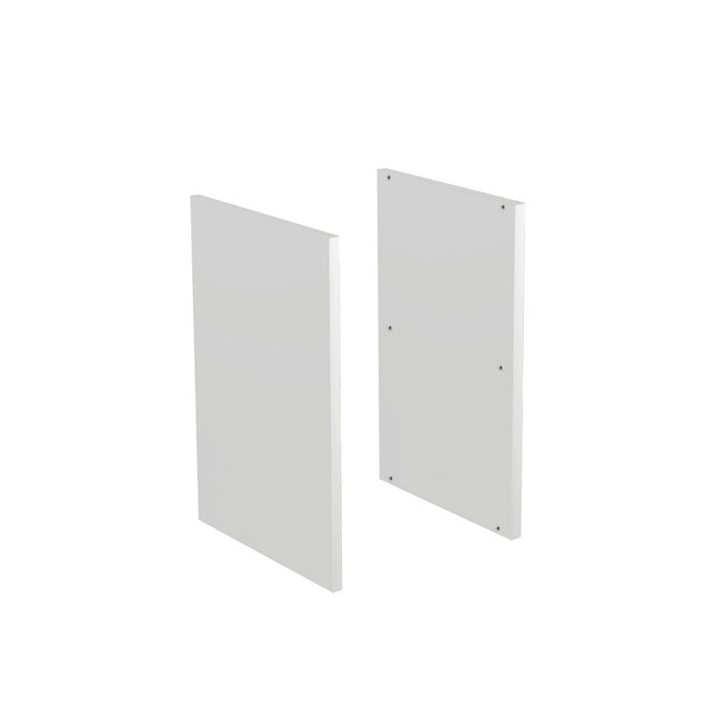 Fienza Amato Satin White Side Panel Kit, 2 Solid Panels ,