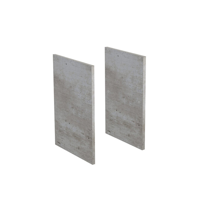 Fienza Amato Industrial Side Panel Kit, 2 Solid Panels ,