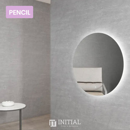 Wall Mounted Coogee LED Frameless Round Mirror Pencil Edge 800mm ,