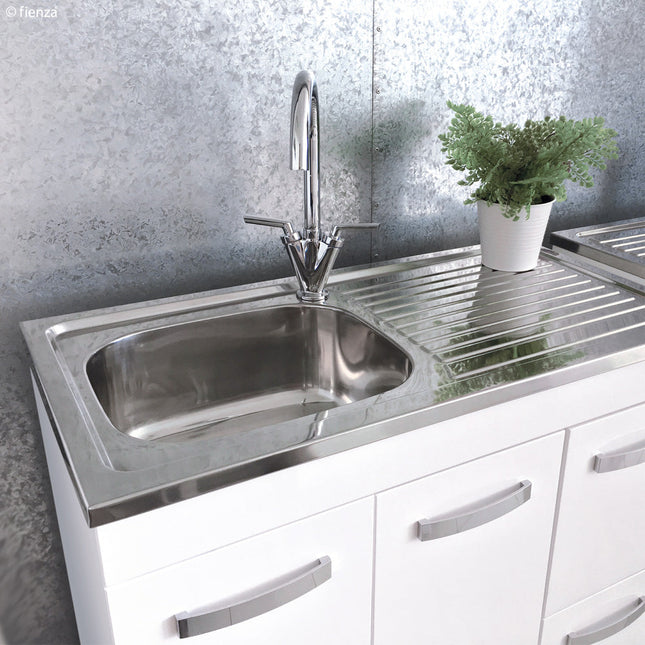 Fienza Citi Stainless Steel Sink Top, 900mm ,