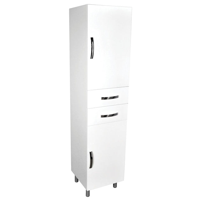 Fienza Unicab Tallboy, 2 Solid Doors, 2 Drawers ,