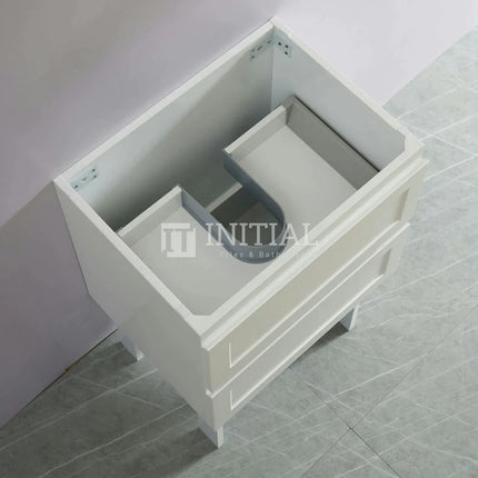 Fremantle Hampton Style Matte White Wall Hung Vanity 590W X 450H X 560D ,