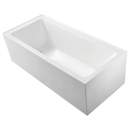 Fienza Sentor 1650 Acrylic Corner Bathtub, Gloss White ,