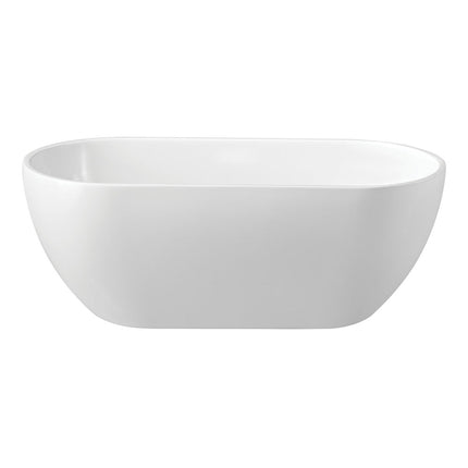 Fienza Koko 1500 Freestanding Acrylic Bathtub, Matte White ,