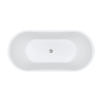 Fienza Windsor 1500 Freestanding Acrylic Bathtub, Matte Black ,