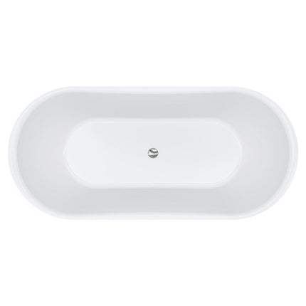 Fienza Windsor 1700 Freestanding Acrylic Bathtub, Gloss White ,