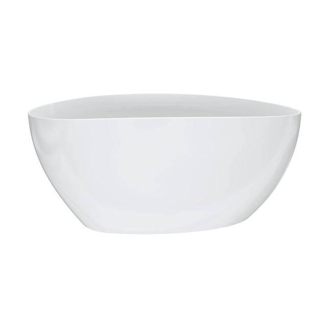 Fienza Dayo 1500 Freestanding Acrylic Bathtub, Gloss White ,