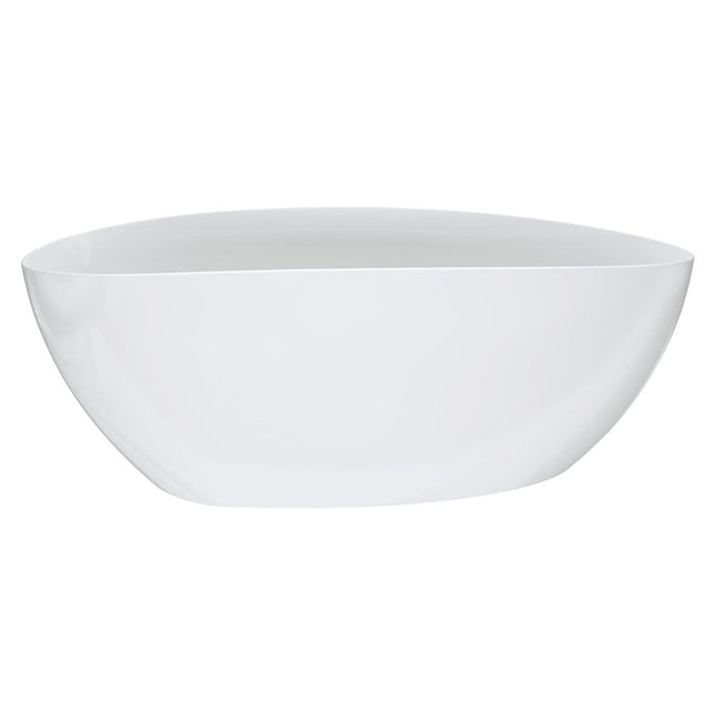 Fienza Dayo 1700 Freestanding Acrylic Bathtub, Gloss White ,