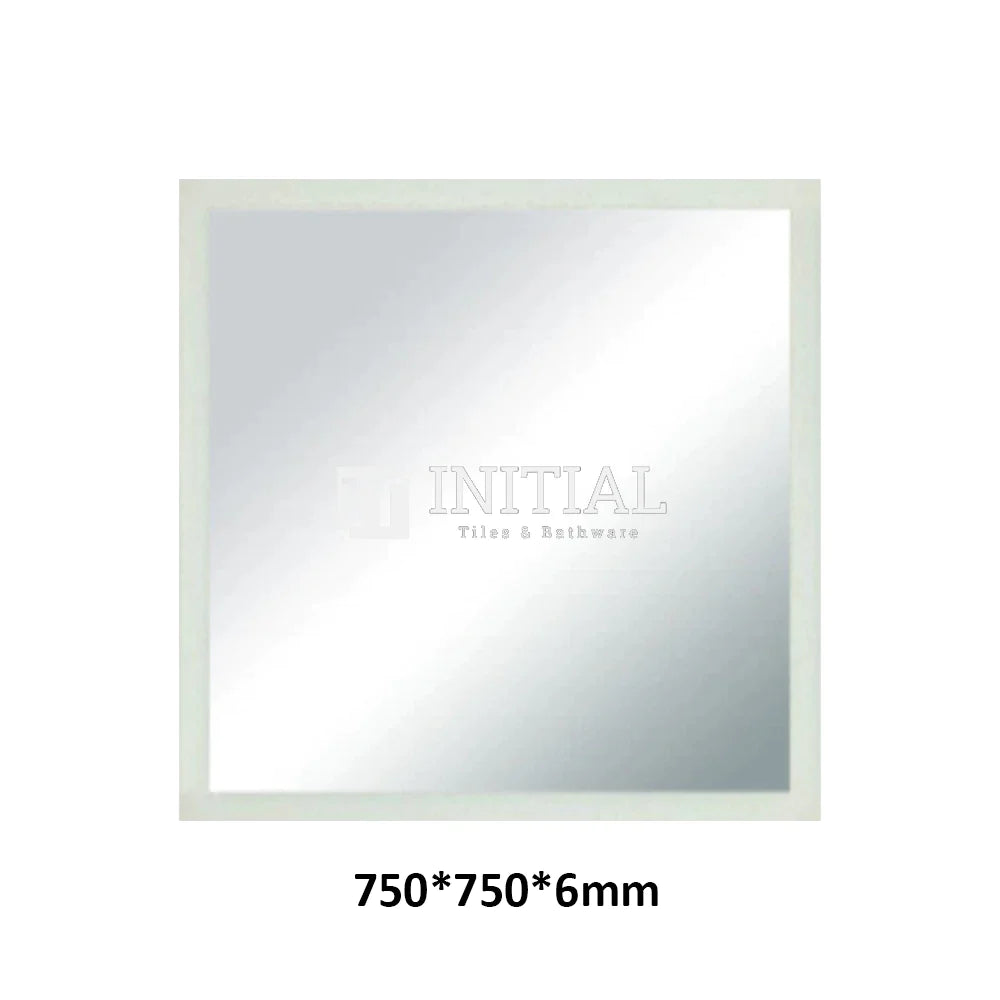 Frosted Edge Rectangular Mirror, 3 Sizes , 750mm