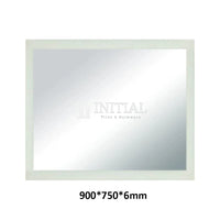 Frosted Edge Rectangular Mirror, 3 Sizes , 900mm