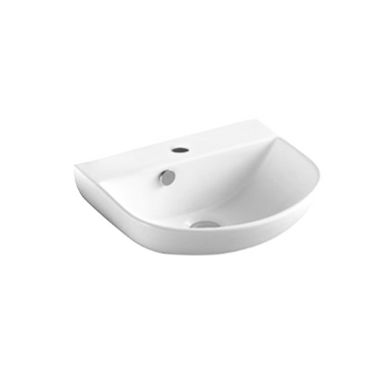 Gloss Arch Wall Hung Ceramic Basin White 430X360X180 ,