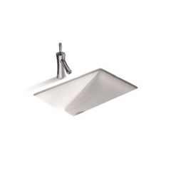 Gloss Rectangle Undermount / Counter Basin White 455X325X180 ,