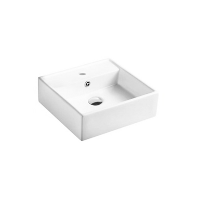 Gloss Square Hand Wash Basin White 375X375X130 ,